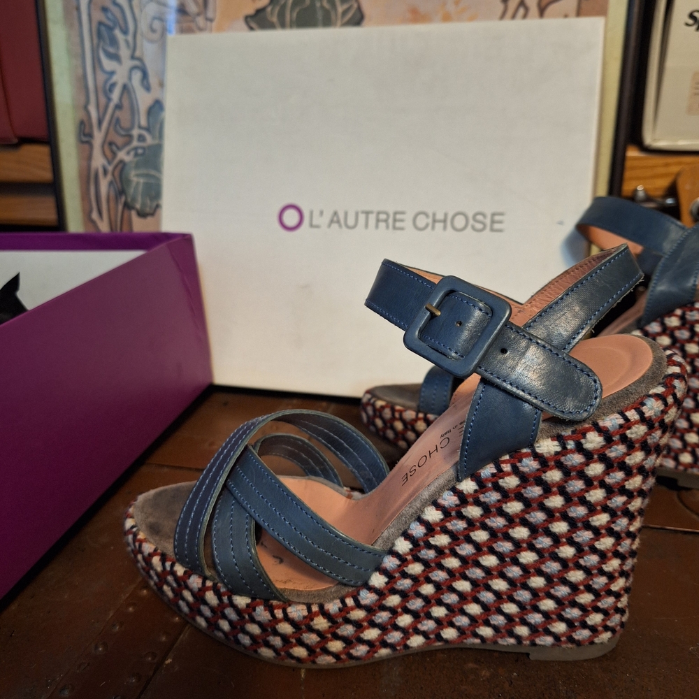 Tan Wedge Shoes